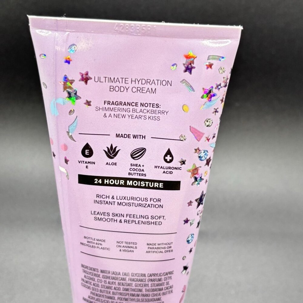 Bath & Body Works Cue The Confetti Ultimate Hydration Body Cream 8 oz New Years - Picture 4 of 11